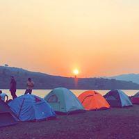 Camping at Panshet Backwaters