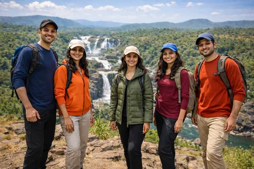 SHIVANASAMUDRA & TAKSHAM MONESTARY - ONE DAY ESCAPE FROM BANGALORE