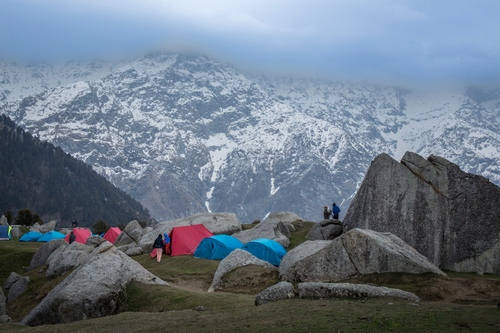 laka glacier trek with triund mcleodganj