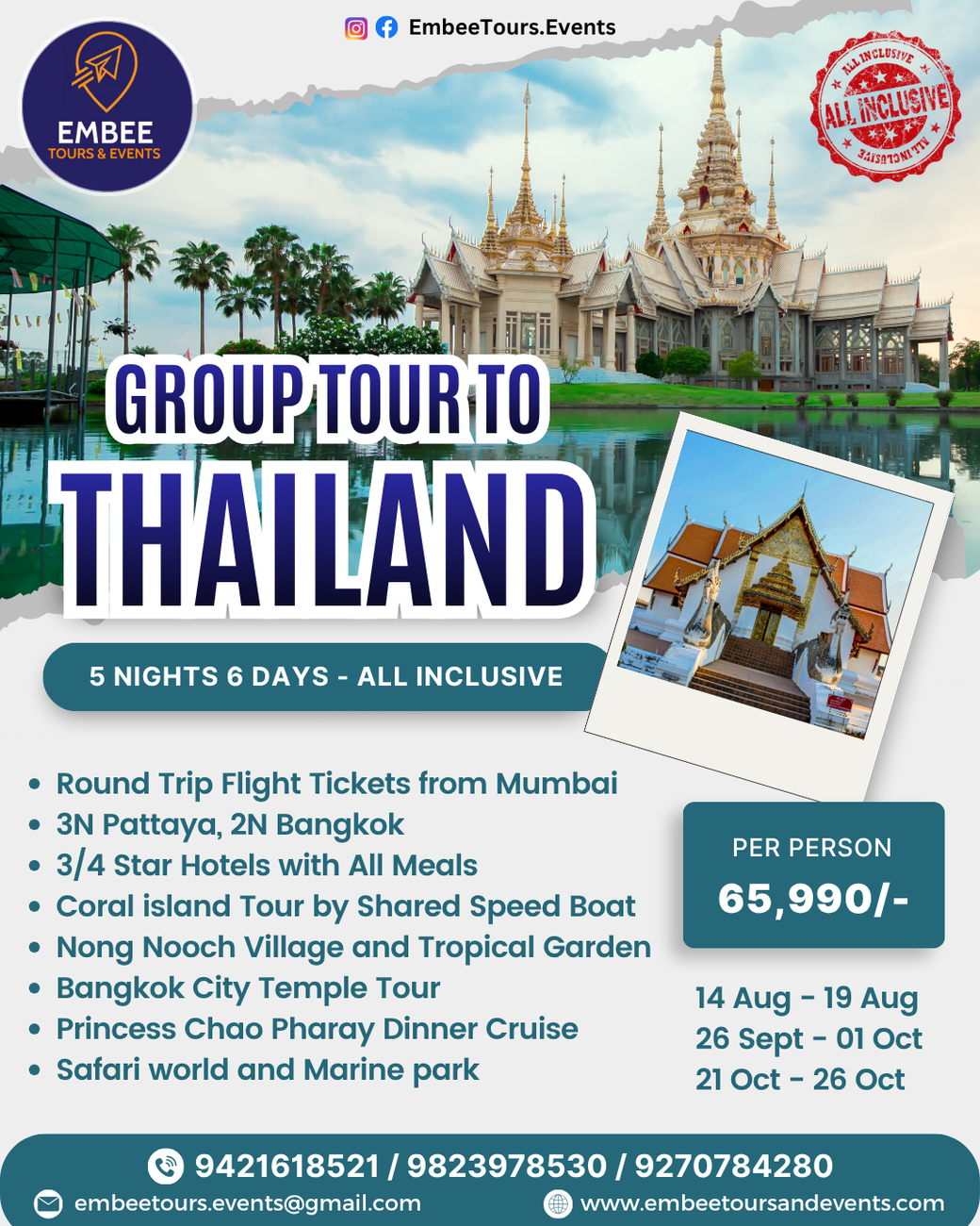 Thailand Group Tour