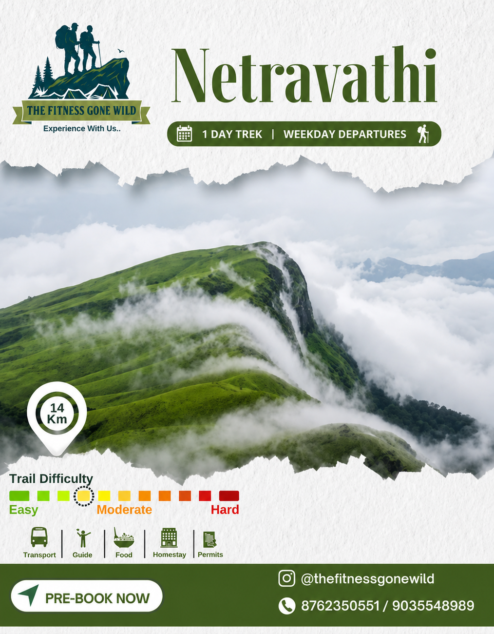 One day trek to Netravati Peak (Weekdays Special) poster