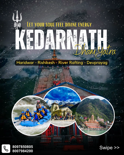 KEDARNATH DHAM YATRA with Haridwar and rishikesh