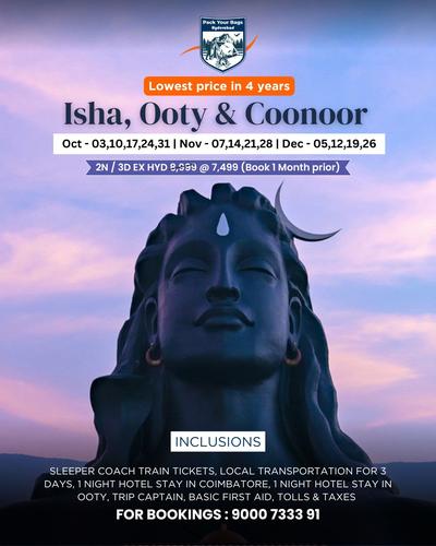 ISHA OOTY COONOOR 2N/3D