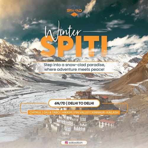 WINTER SPITI  6N/7D | SHIMLA TO SHIMLA